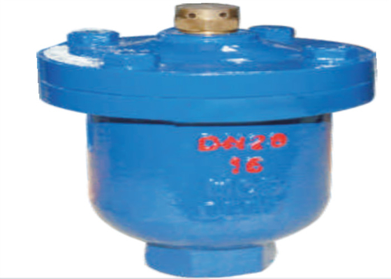 Cast Iron Leakproof Flanged Air Valve Single Port Exhaust Thread Connection