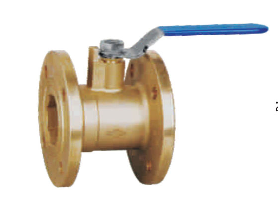 Brass Leakproof Ball Valve Flange Type Durable Practical DN15-DN100